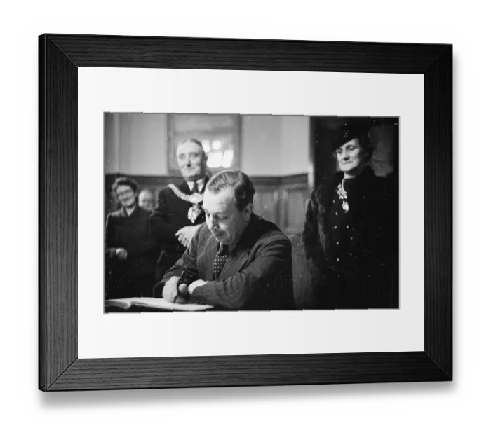 Framed Print : Priestley Writing Framed Print : Priestley Writing