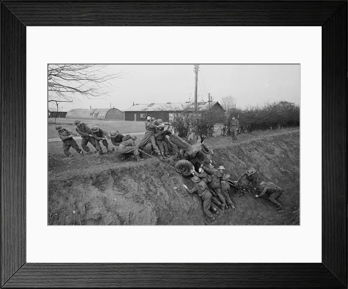Framed Print : Anti-Tank Exercise Framed Print : Anti-Tank Exercise