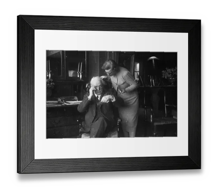 Framed Print : Lloyd George Reading Framed Print : Lloyd George Reading
