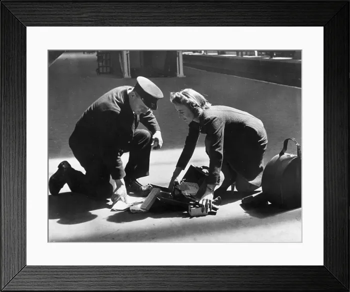 Framed Print : Helpful Guard Framed Print : Helpful Guard