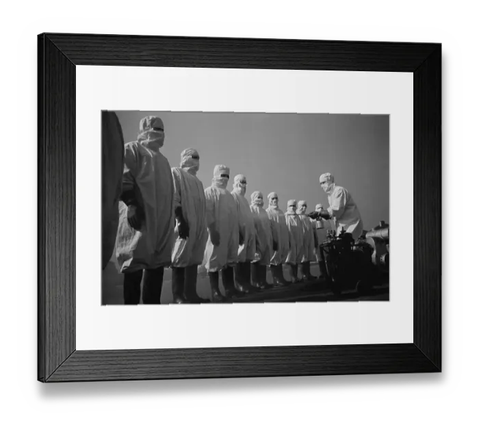 Framed Print : Typhus Precautions Framed Print : Typhus Precautions