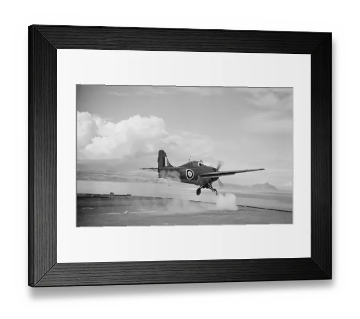 Framed Print : Martlet Leaves Illustrious Framed Print : Martlet Leaves Illustrious