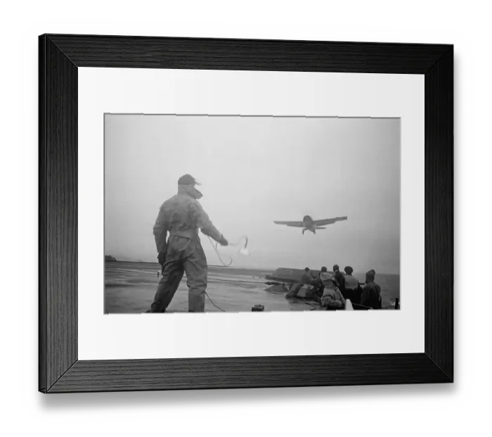 Framed Print : Landing On Illustrious Framed Print : Landing On Illustrious