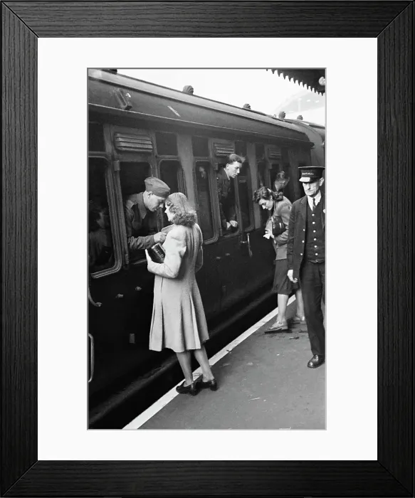 Framed Print : Soldier's Farewell Framed Print : Soldier's Farewell