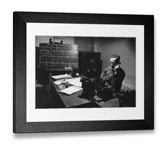 Framed Print : Night Office Framed Print : Night Office