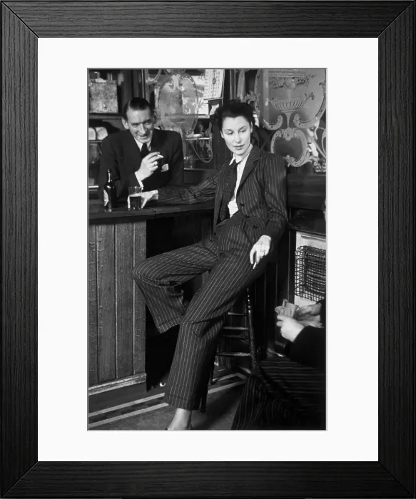 Framed Print : Fashionable Pinstripe Framed Print : Fashionable Pinstripe