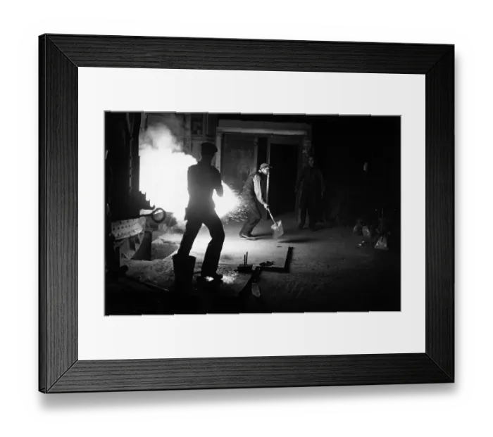 Framed Print : Steel Works Framed Print : Steel Works