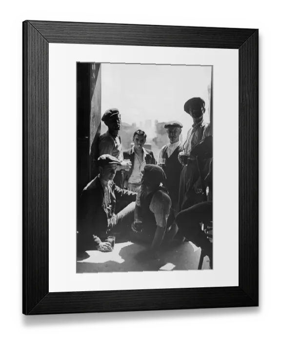 Framed Print : Listening To Churchill Framed Print : Listening To Churchill