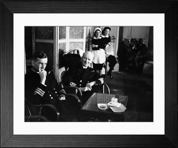 Framed Print : Listening To Churchill Framed Print : Listening To Churchill