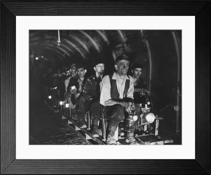 Framed Print : Miner Conveyance Framed Print : Miner Conveyance