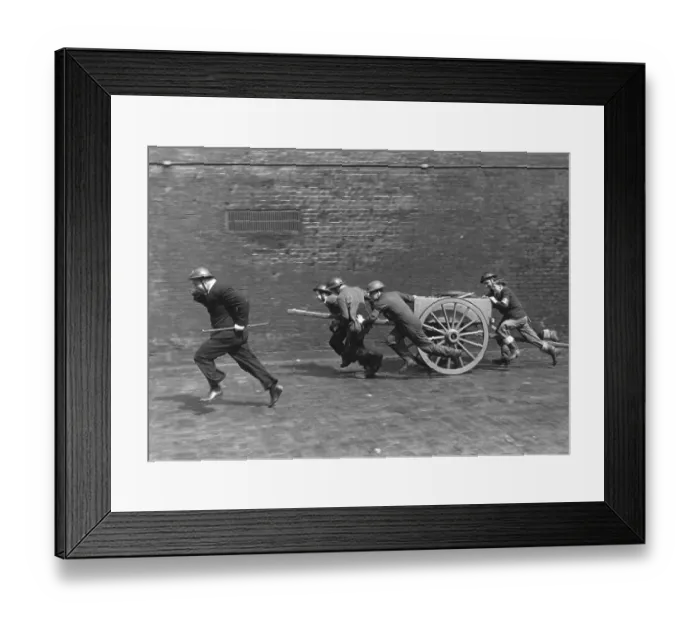 Framed Print : Fire Squad In Action Framed Print : Fire Squad In Action