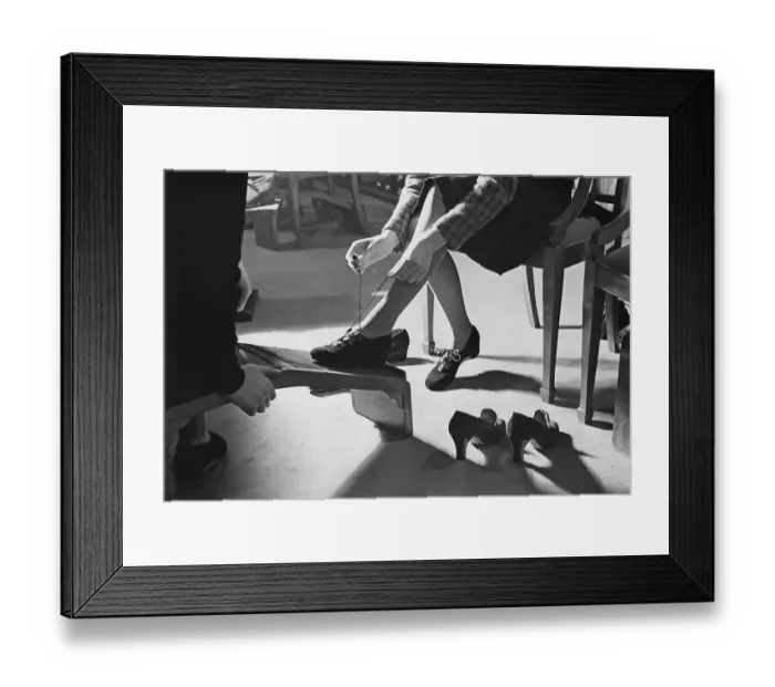 Framed Print : Shoe Shopping For Spring Framed Print : Shoe Shopping For Spring