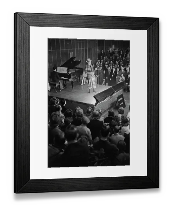 Framed Print : An ENSA Concert, 1941 Framed Print : An ENSA Concert, 1941