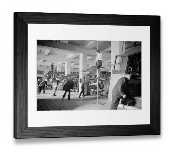 Framed Print : Firefighting During The Blitz Framed Print : Firefighting During The Blitz