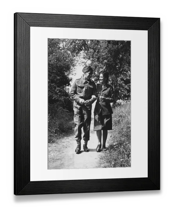 Framed Print : Wartime Romance Framed Print : Wartime Romance