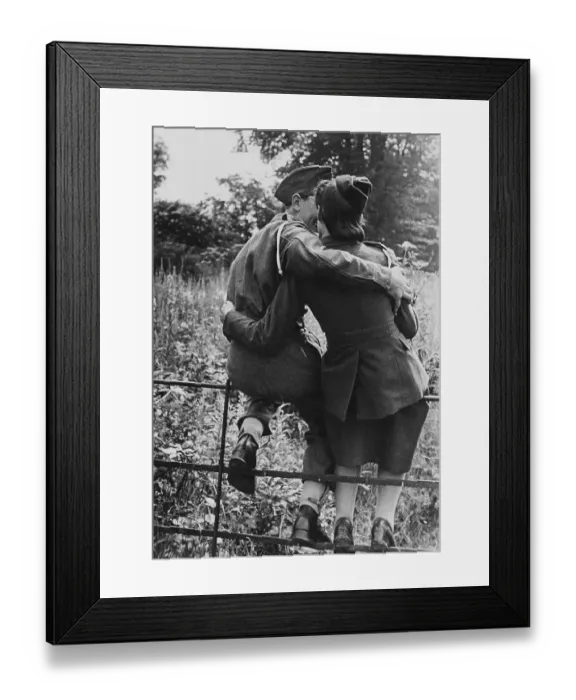 Framed Print : Wartime Romance Framed Print : Wartime Romance