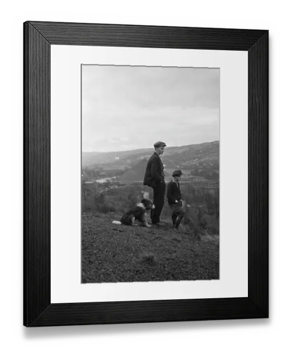 Framed Print : Unemployed Miner