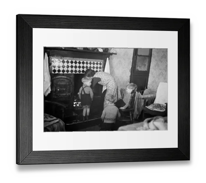 Framed Print : Mrs Coombes At Home Framed Print : Mrs Coombes At Home