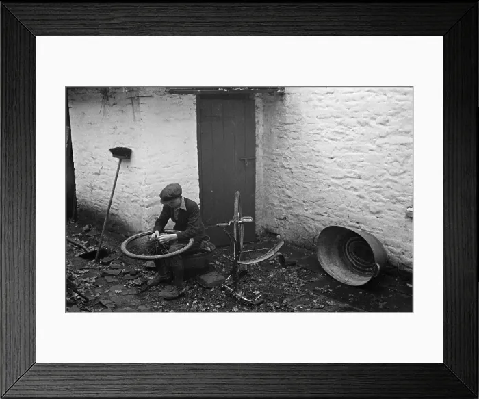 Framed Print : Bicycle Repair Framed Print : Bicycle Repair