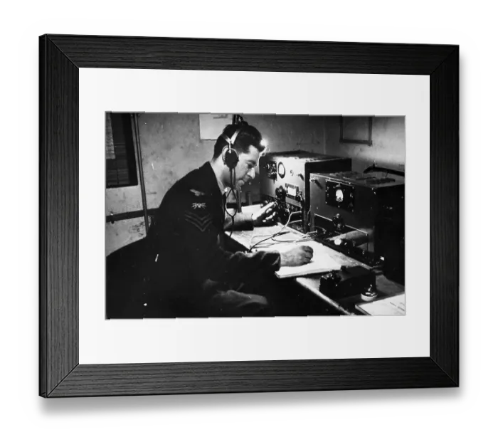 Framed Print : Wireless Operator