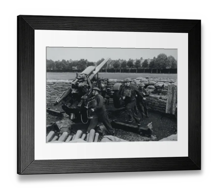 Framed Print : A Gun Is Fired Framed Print : A Gun Is Fired