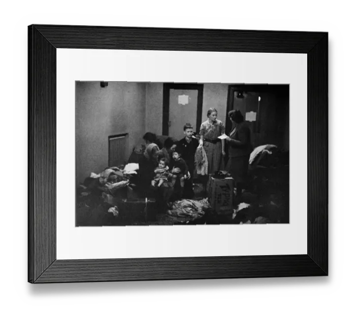 Framed Print : New Clothes For Homeless Framed Print : New Clothes For Homeless