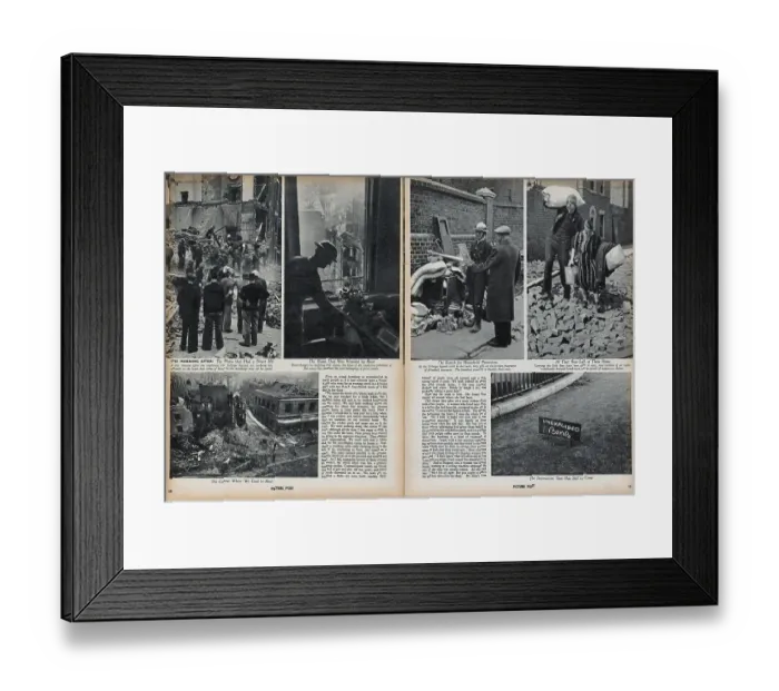 Framed Print : East End At War Framed Print : East End At War