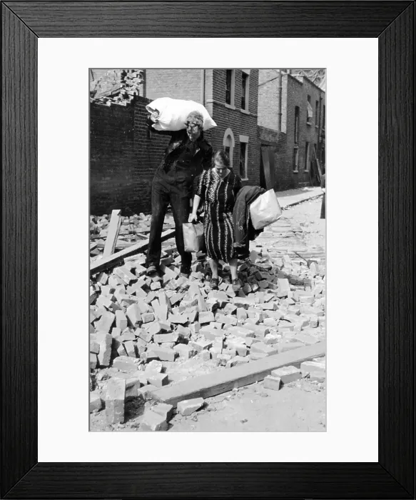Framed Print : Bombed East End Framed Print : Bombed East End