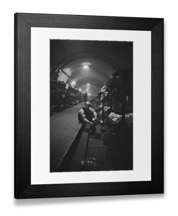 Framed Print : Underground Shelter Framed Print : Underground Shelter