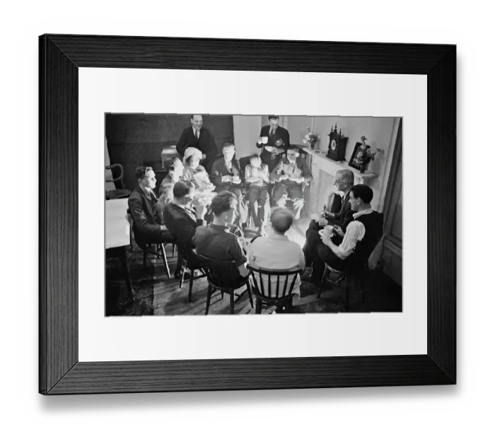 Framed Print : London Husbands Hostel Framed Print : London Husbands Hostel