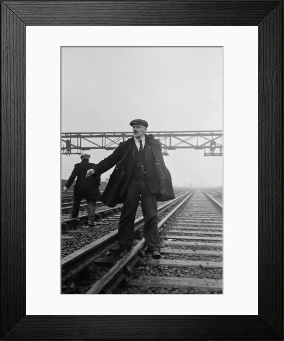 Framed Print : Track Inspectors