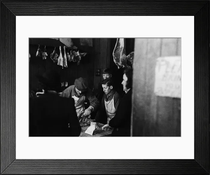 Framed Print : Liverpool Butcher Framed Print : Liverpool Butcher