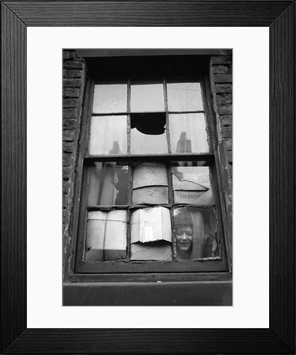 Framed Print : Slum Window Framed Print : Slum Window