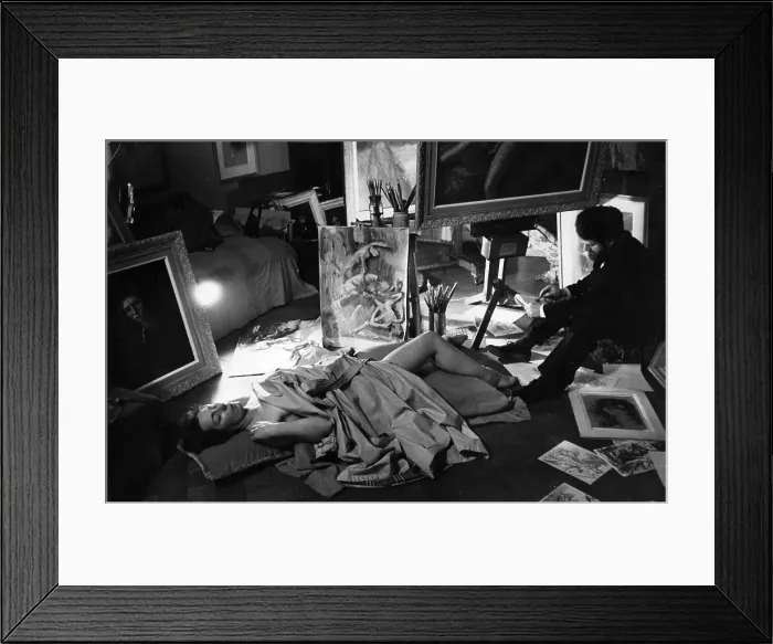 Framed Print : Painter And Model Framed Print : Painter And Model