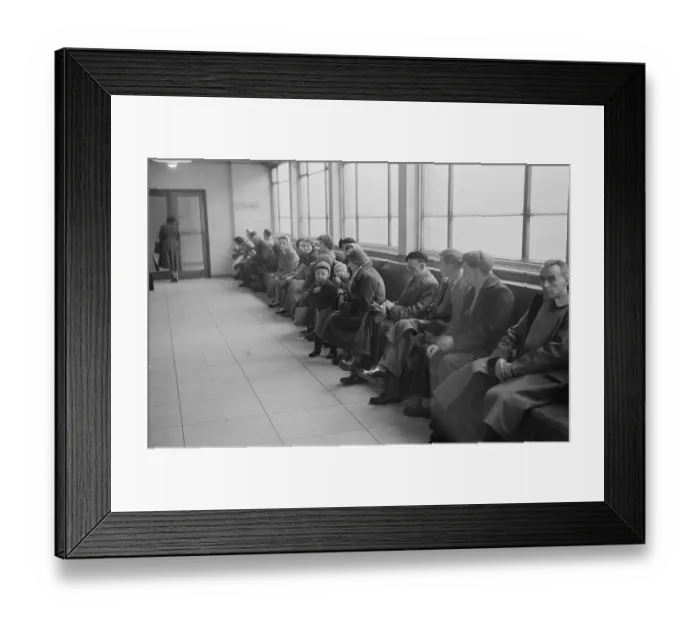 Framed Print : Waiting Room Framed Print : Waiting Room