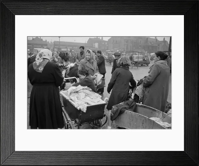 Framed Print : Second-Hand Market Framed Print : Second-Hand Market