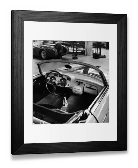 Framed Print : Maserati. 15th October 1956: The Italian Maserati sports car Framed Print : Maserati. 15th October 1956: The Italian Maserati sports car