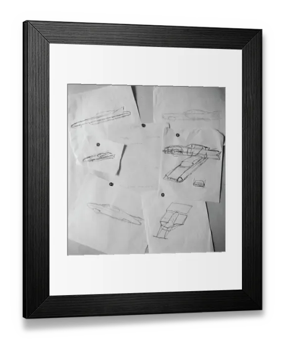 Framed Print : Italian Car Design Framed Print : Italian Car Design