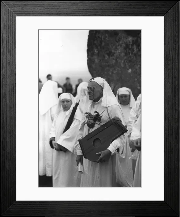 Framed Print : Stonehenge Druids Framed Print : Stonehenge Druids