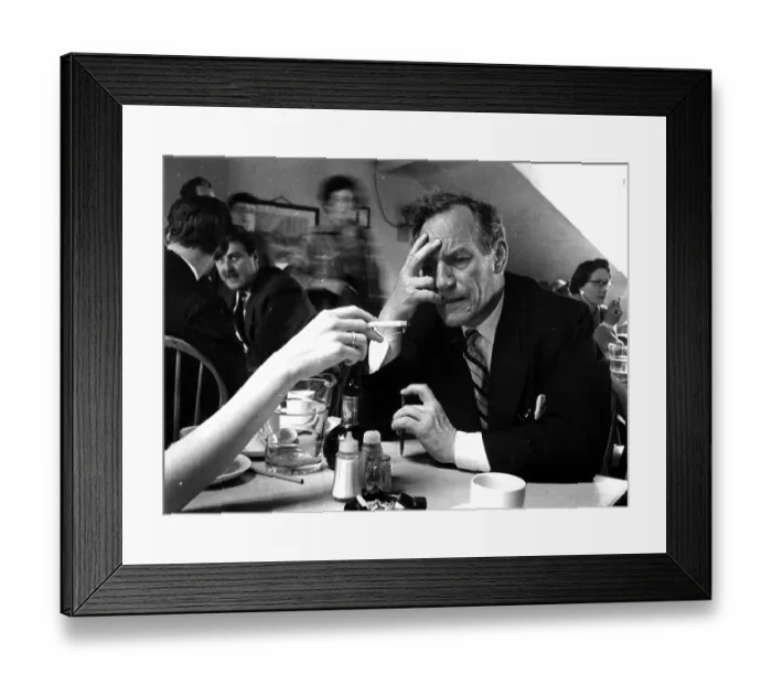 Framed Print : Worried Smoker Framed Print : Worried Smoker