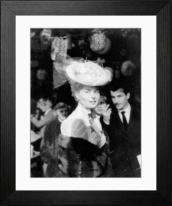 Framed Print : Bergman In Hat Framed Print : Bergman In Hat