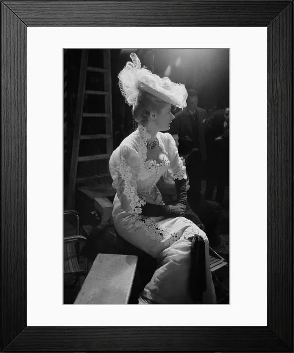 Framed Print : Bergman On Set Framed Print : Bergman On Set