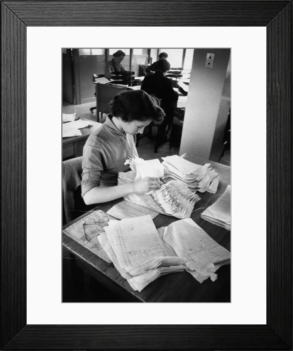 Framed Print : Office Papers Framed Print : Office Papers