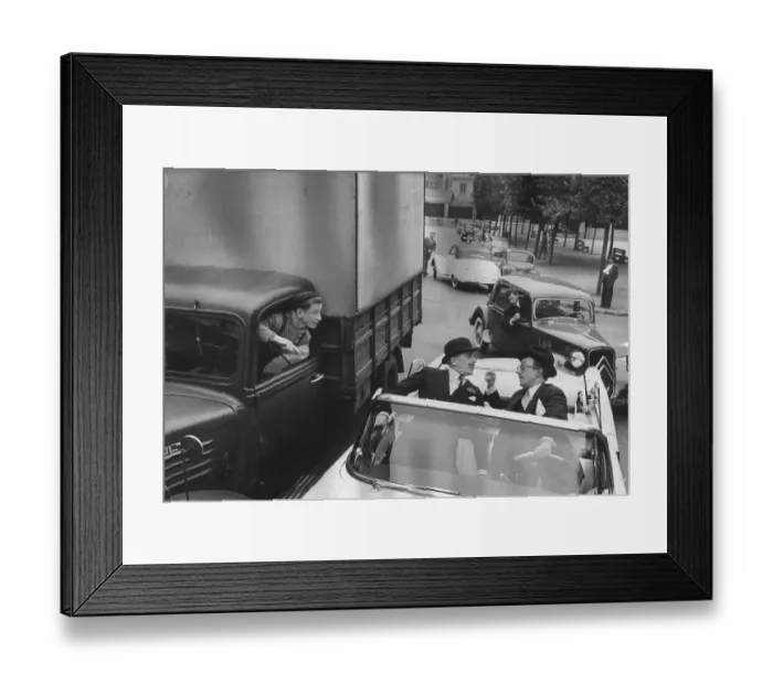Framed Print : Traffic Altercation Framed Print : Traffic Altercation