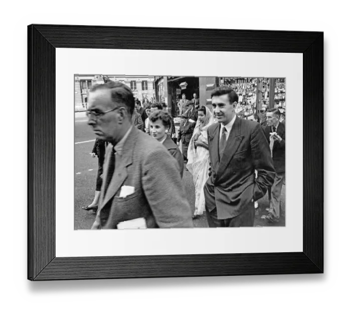Framed Print : Indian Woman In London Framed Print : Indian Woman In London