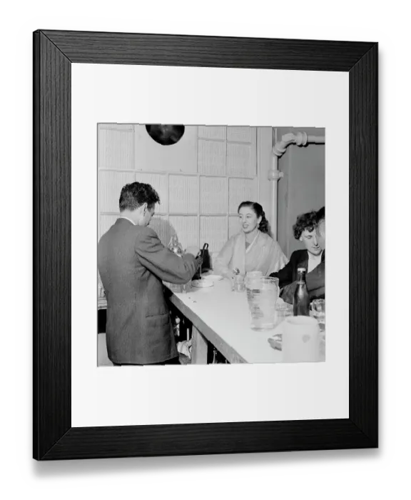 Framed Print : Indian Woman At Cafe