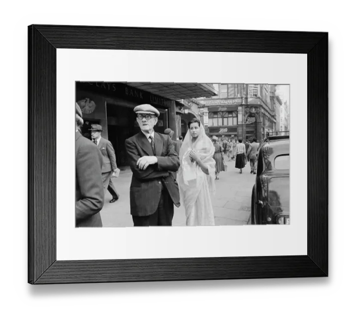 Framed Print : Indian Woman In London Framed Print : Indian Woman In London
