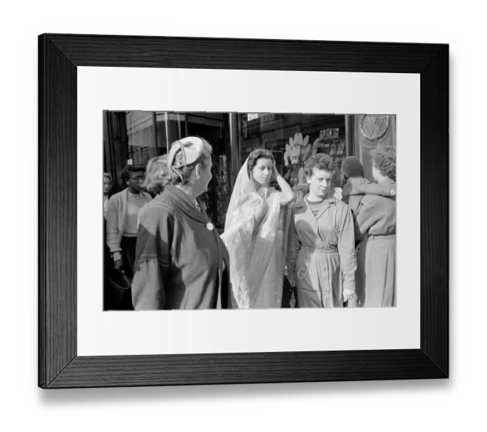 Framed Print : Indian Woman In London Framed Print : Indian Woman In London