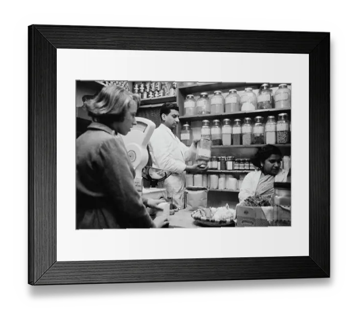 Framed Print : Indian Grocer's Framed Print : Indian Grocer's
