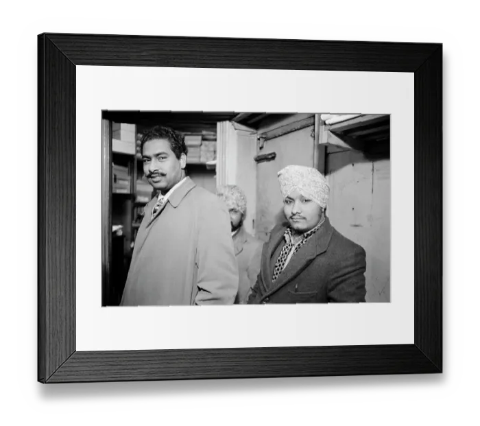Framed Print : Sikhs In Textile Shop Framed Print : Sikhs In Textile Shop